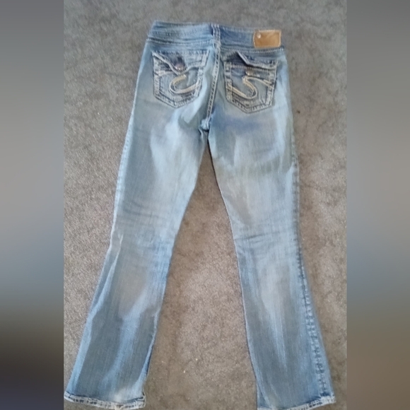 Silver Jeans Women's Boot Cut Light Blue - Picture 3 of 6